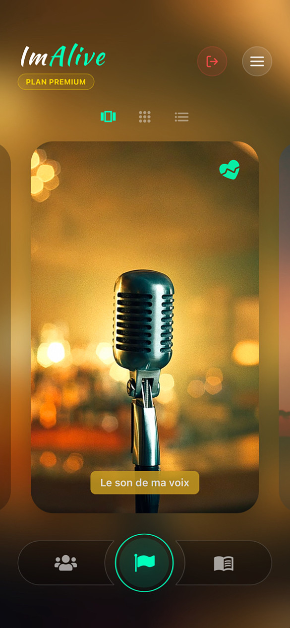 واجهة الصوت ImAlive