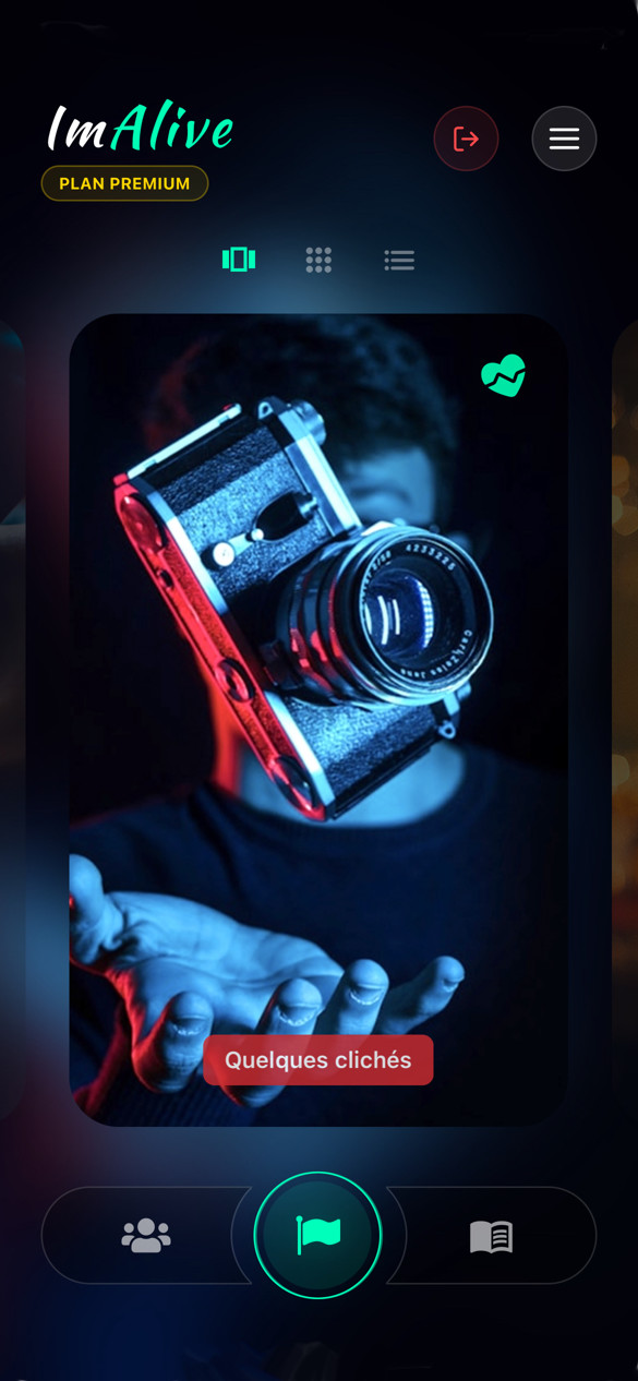 واجهة الصور ImAlive